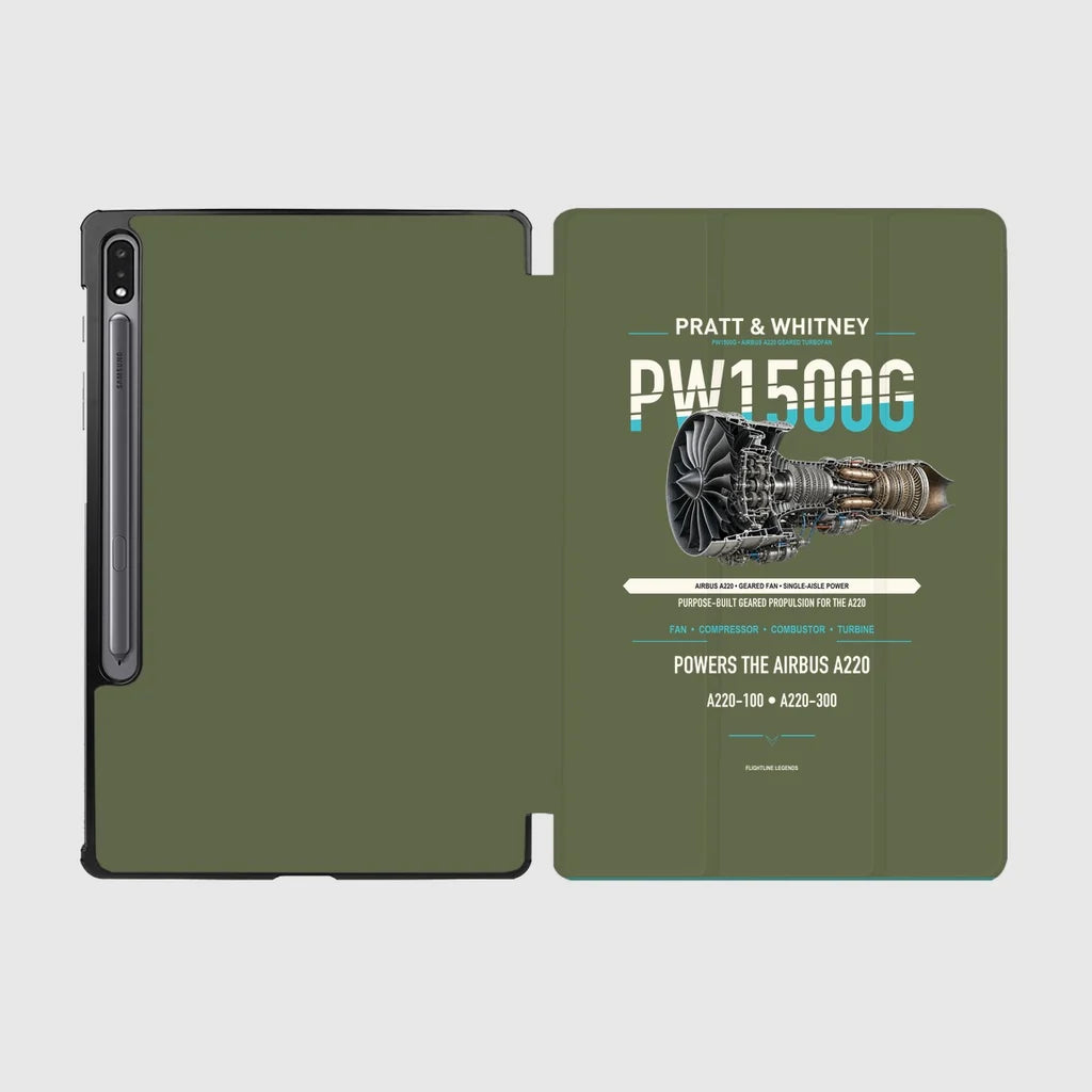 PW1500G design on green army samsung tablet tablet case