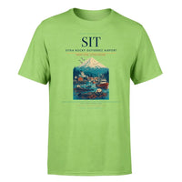 Thumbnail for Sitka Rocky Gutierrez Airport (SIT) T-Shirt single-side front print in Light Green | sitka-rocky-gutierrez-airport-sit-double-side-t-shirt
