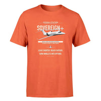 Thumbnail for Cessna Citation Sovereign+ design on orange double-side t-shirt, single-side print