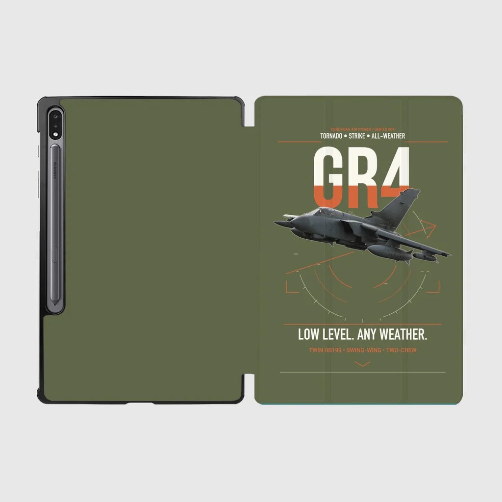Panavia Tornado GR4 design on green army samsung tablet tablet case