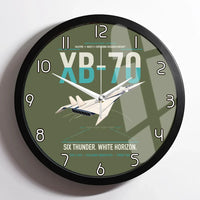 Thumbnail for XB-70A Valkyrie design on green army framed wall clock