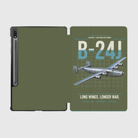 Thumbnail for B-24J Liberator design on green army samsung tablet tablet case