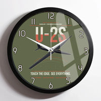 Thumbnail for U-2S Dragon Lady design on green army framed wall clock