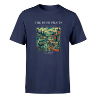 Thumbnail for VINTAGE G4029 - The Bush Pilots - Premium T-Shirt design on navyblue premium t shirt