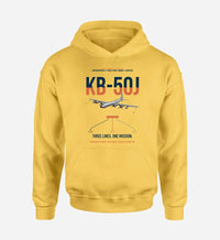 Thumbnail for KB-50J Superfortress design on yellow double-side hoodie, single-side print