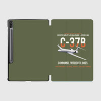 Thumbnail for C-37B Global Command Link design on green army samsung tablet tablet case