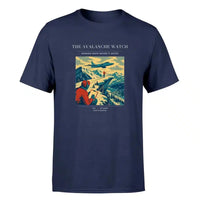 Thumbnail for VINTAGE G4344 - The Avalanche Watch - Premium T-Shirt design on navyblue premium t shirt