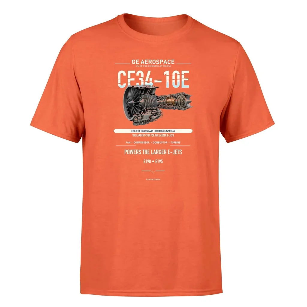 CF34-10E design on orange single side