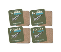 Thumbnail for F-106A Delta Dart design on green army 4 pieces set coaster