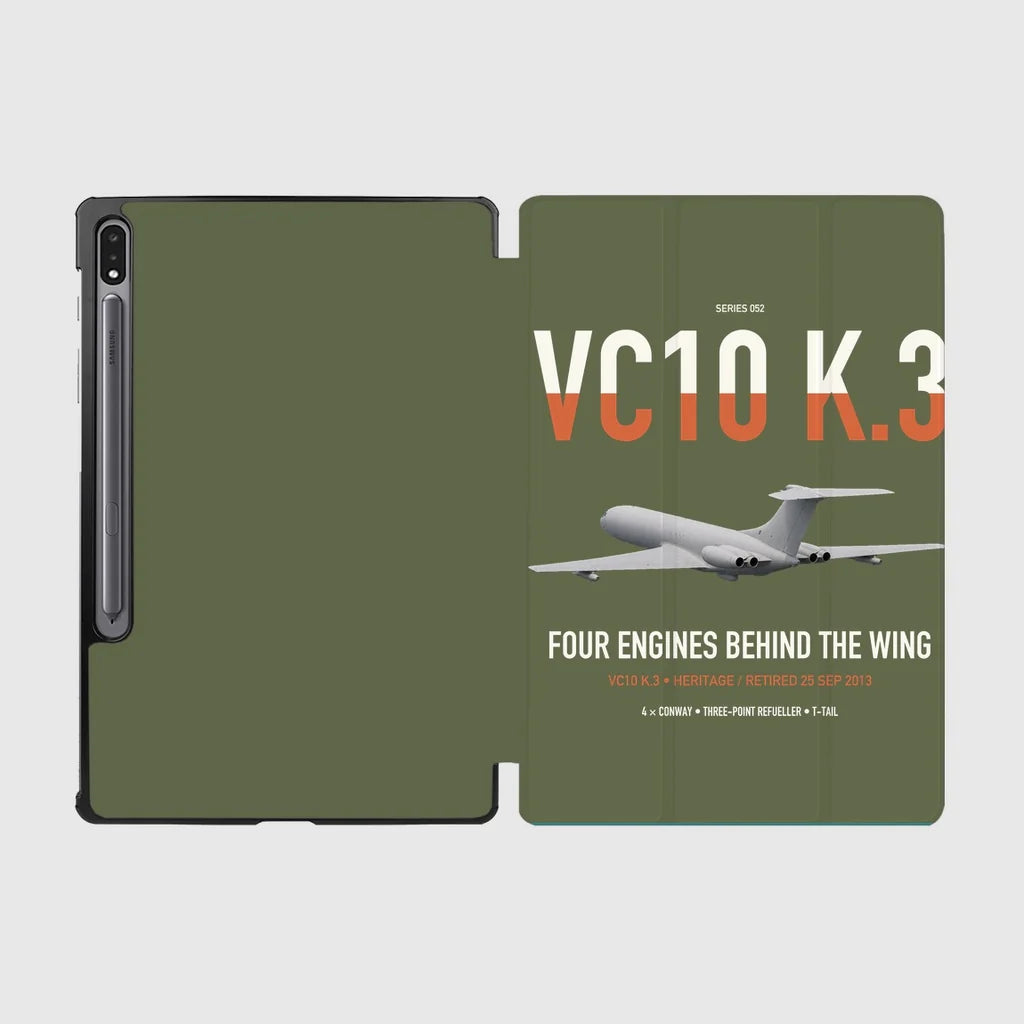 Vickers VC10 K.3 design on green army samsung tablet tablet case