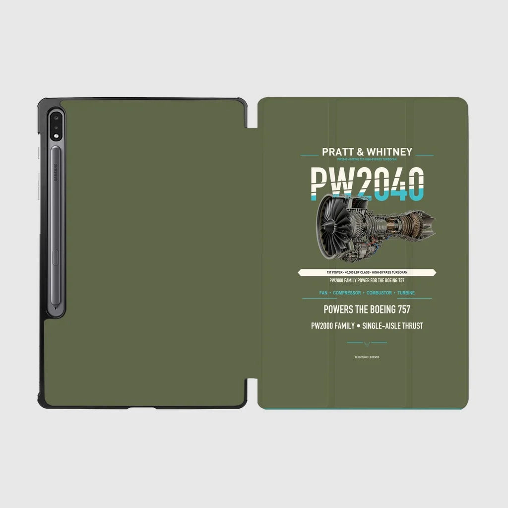 PW2040 design on green army samsung tablet tablet case