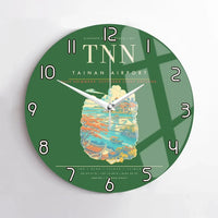 Thumbnail for Tainan Airport TNN Wall-Clock No-Frame - Green