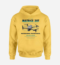 Thumbnail for DJI Matrice 30T design on yellow hoodie single side