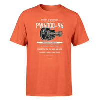 Thumbnail for PW4000-94 design on orange single side