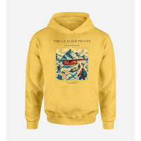 Thumbnail for VINTAGE G4028 - The Glacier Pilots - Premium Hoodie design on yellow premium
