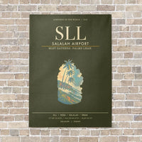 Thumbnail for Salalah Airport SLL - Canvas Framed - Green Army