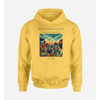 Thumbnail for VINTAGE G4135 - The Contrail Evening - Premium Hoodie design on yellow premium