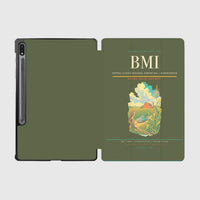 Thumbnail for Central Illinois Regional Airport (BMI) design on green army samsung tablet tablet case