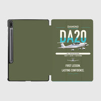 Thumbnail for Diamond DA20 design on green army samsung tablet tablet case