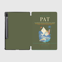 Thumbnail for Jay Prakash Narayan International Airport (PAT) design on green army samsung tablet tablet case