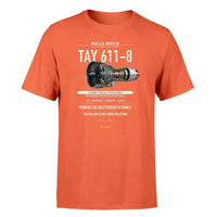 Thumbnail for TAY 611-8 design on orange single side