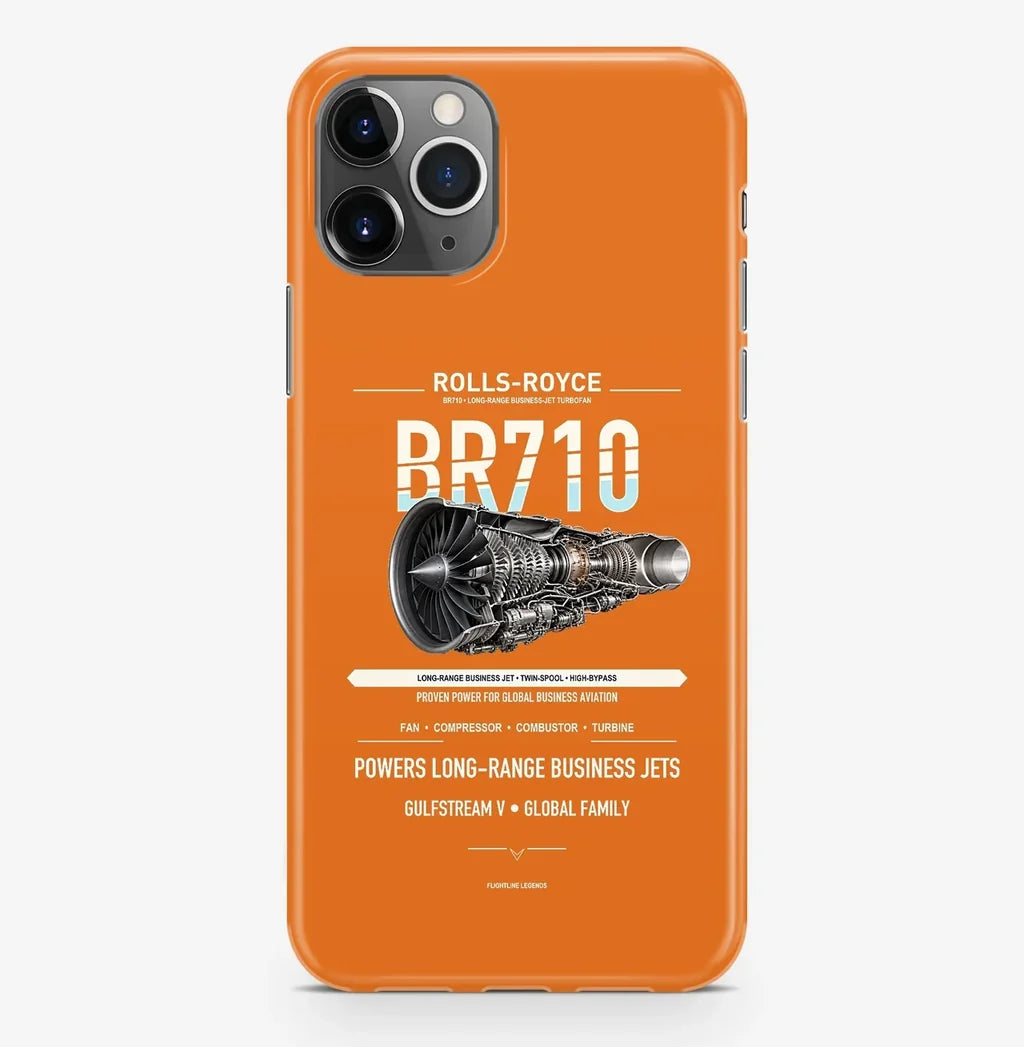 BR710 Case ProMax design on orange iphone case promax