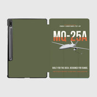 Thumbnail for MQ-25A STINGRAY design on green army samsung tablet tablet case