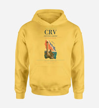 Thumbnail for Crotone Airport (CRV) design on yellow hoodie single-side print