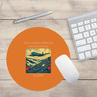 Thumbnail for VINTAGE G4342 - The Tea Terrace Overflight - Designed Mouse Pads design on orange round