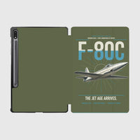 Thumbnail for F-80C Shooting Star design on green army samsung tablet tablet case