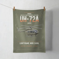 Thumbnail for Airbus UH-72A Lakota design on green army towel