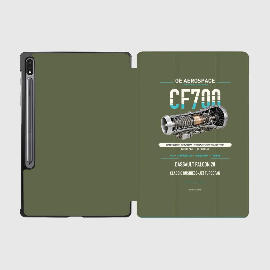 CF700 design on green army samsung tablet tablet case