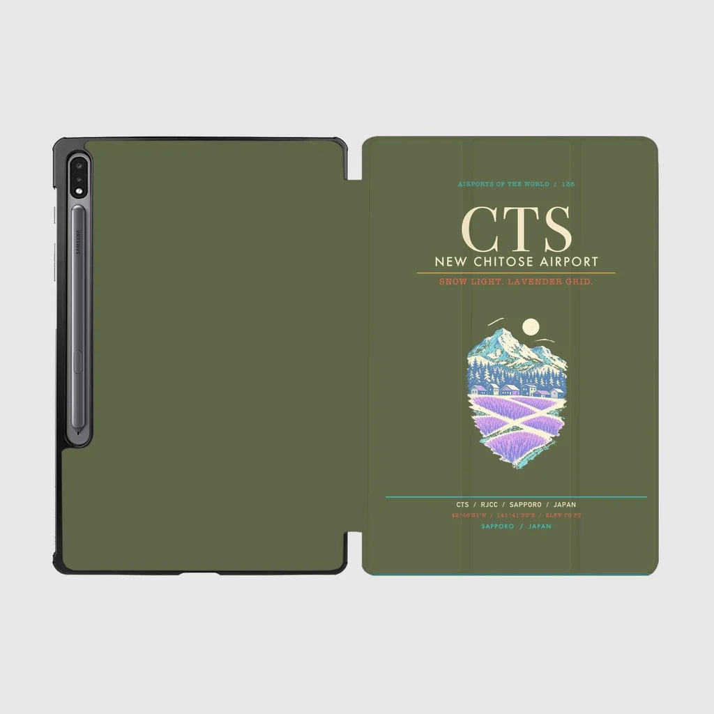 New Chitose Airport Sapporo CTS - Snowfield Lavender Grid - Green Army