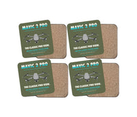 Thumbnail for DJI Mavic 2 Pro design on green army 4 pieces set coaster