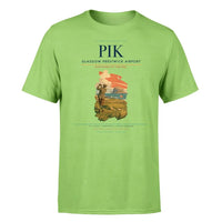 Thumbnail for Glasgow Prestwick Airport (PIK) T-Shirt single-side front print in Light Green | glasgow-prestwick-airport-pik-double-side-t-shirt