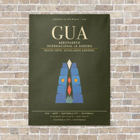 Thumbnail for Aeropuerto Internacional La Aurora GUA - Canvas Framed - Green Army