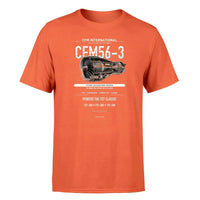 Thumbnail for CFM56-3 design on orange single side