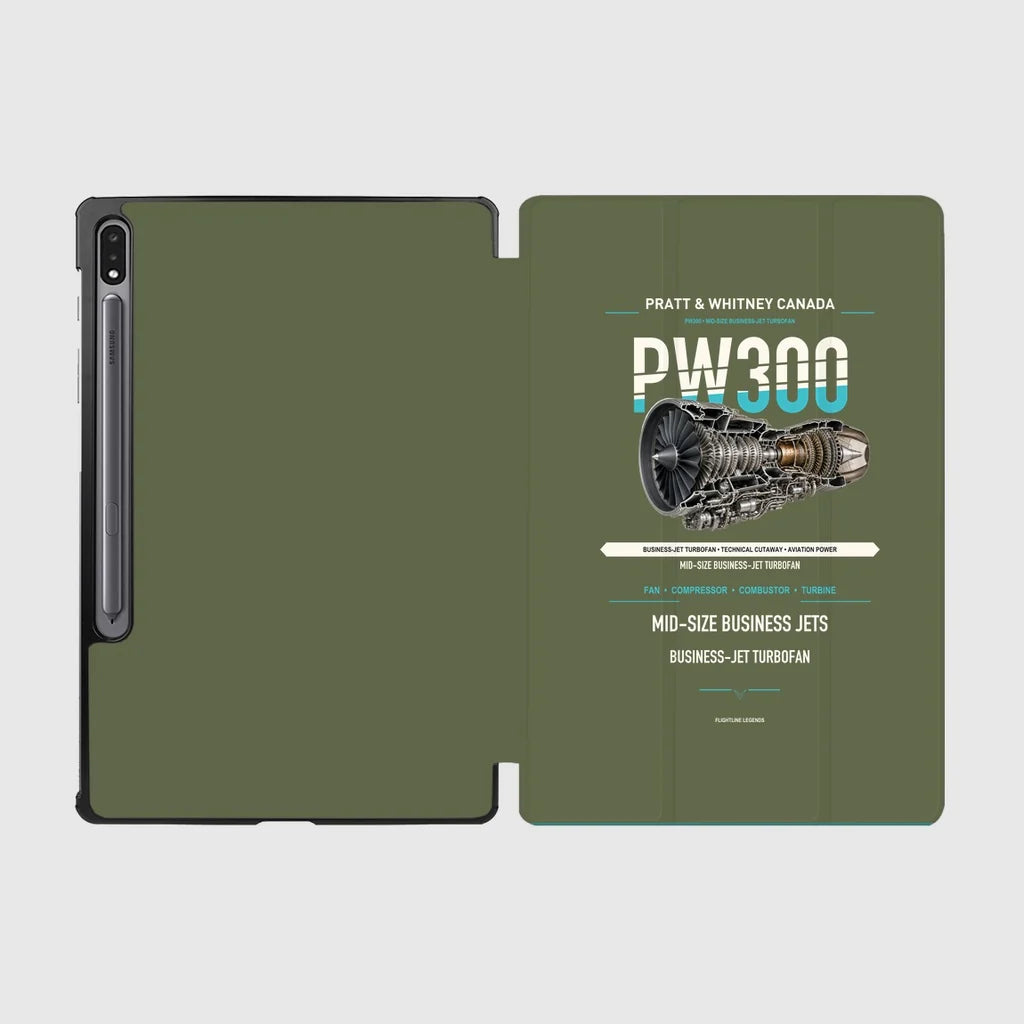 PW300 design on green army samsung tablet tablet case