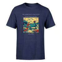 Thumbnail for VINTAGE G4427 - The Apprentice's Solo Dawn - Premium T-Shirt design on navyblue premium t shirt