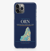 Thumbnail for Oran Airport (ORN) design on navy blue iPhone 16 Pro MagSafe case