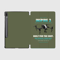 Thumbnail for DJI Inspire 2 design on green army samsung tablet tablet case