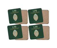Thumbnail for El Alto International Airport LPB Coaster 4-Pieces-Set - Dark Green