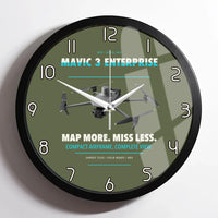 Thumbnail for DJI Mavic 3 Enterprise design on green army framed wall clock