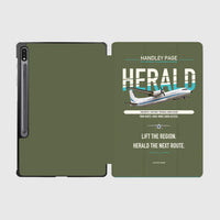 Thumbnail for Handley Page HPR.7 Dart Herald design on green army samsung tablet tablet case