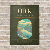 Thumbnail for Cork Airport ORK - Canvas Framed - Green Army