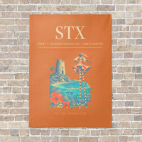 Thumbnail for Henry E. Rohlsen Airport STX — Christiansted vertical canvas print - no frame - orange background