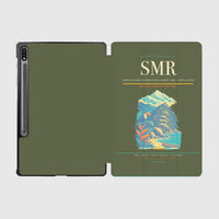 Thumbnail for Simón Bolívar International Airport (SMR) design on green army samsung tablet tablet case