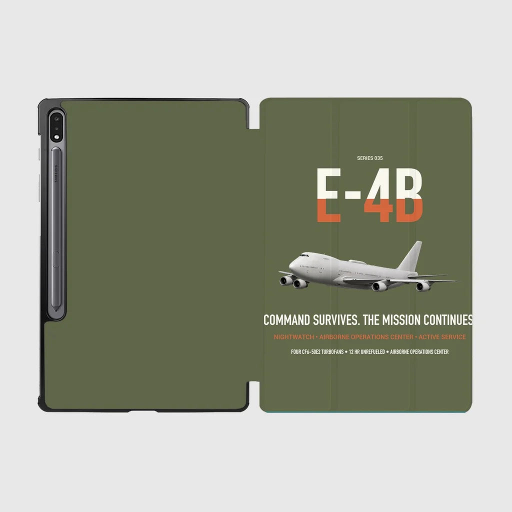 E-4B Nightwatch design on green army samsung tablet tablet case