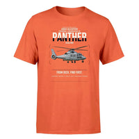 Thumbnail for Airbus Helicopters AS565 MBe Panther design on orange t-shirt, single-side print