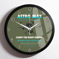 Thumbnail for Freefly Astro Max design on green army framed wall clock